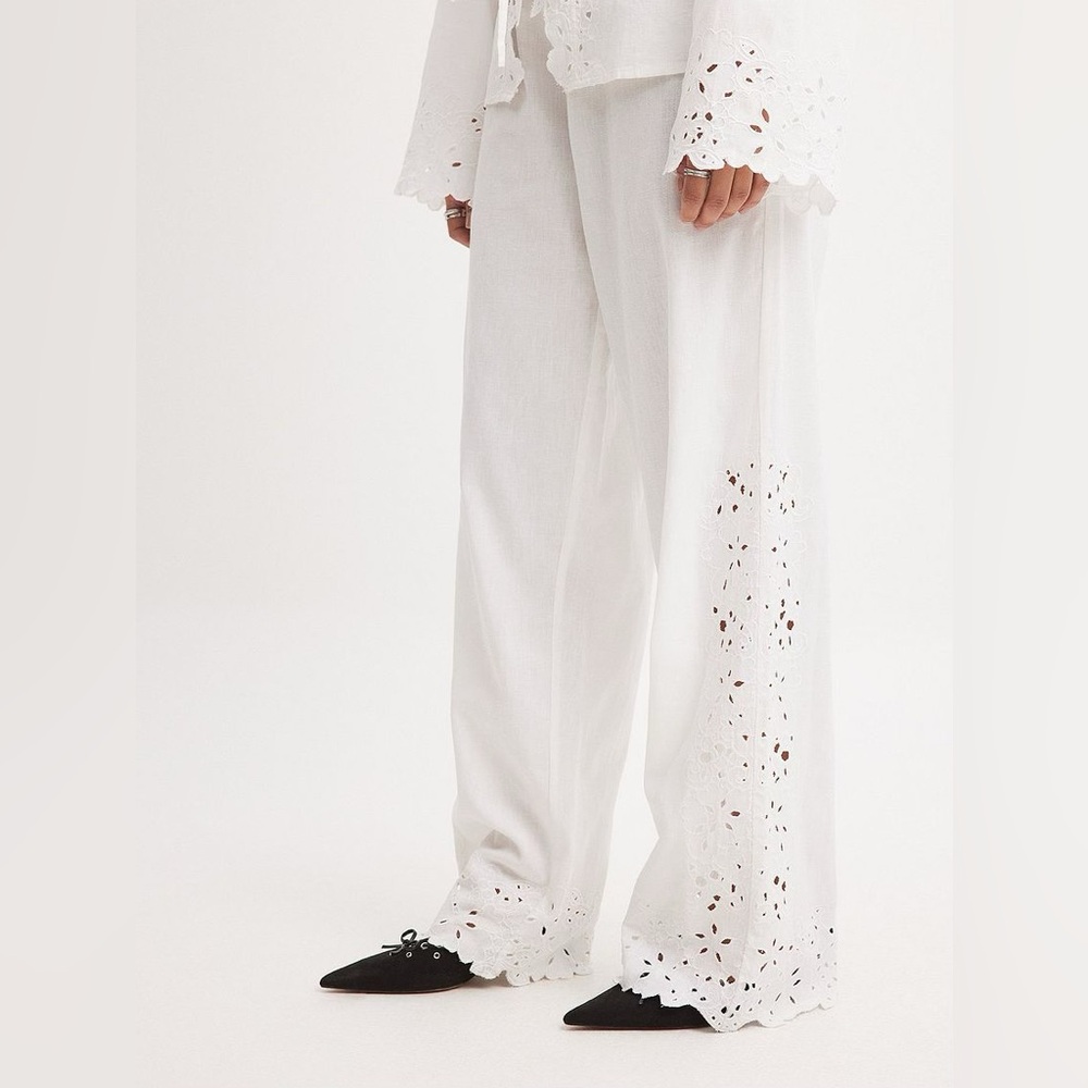 Larissa Mills x NAKD embroidered pants